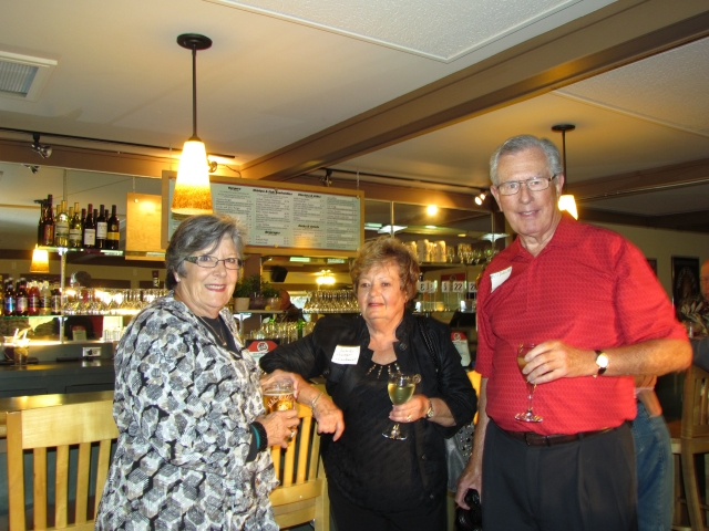 Donna Huseby Crabbe, Judy Heiser Lahenbauer, and Bill Dallas