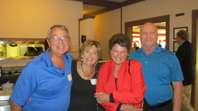 Bill & Carol Skok Krapf, Karen Benke Harris and Larry Harris